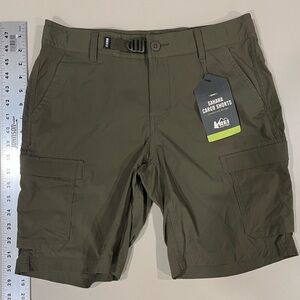 Women’s REI Sahara Cargo Shorts - Olive Green